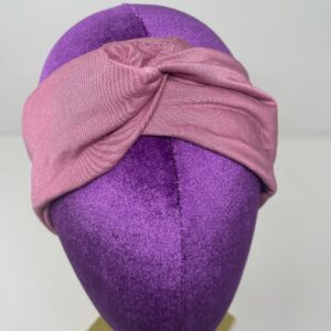 SOLD OUT Adult Pink Flat Knot Bamboo Headband (extra wide adult)
